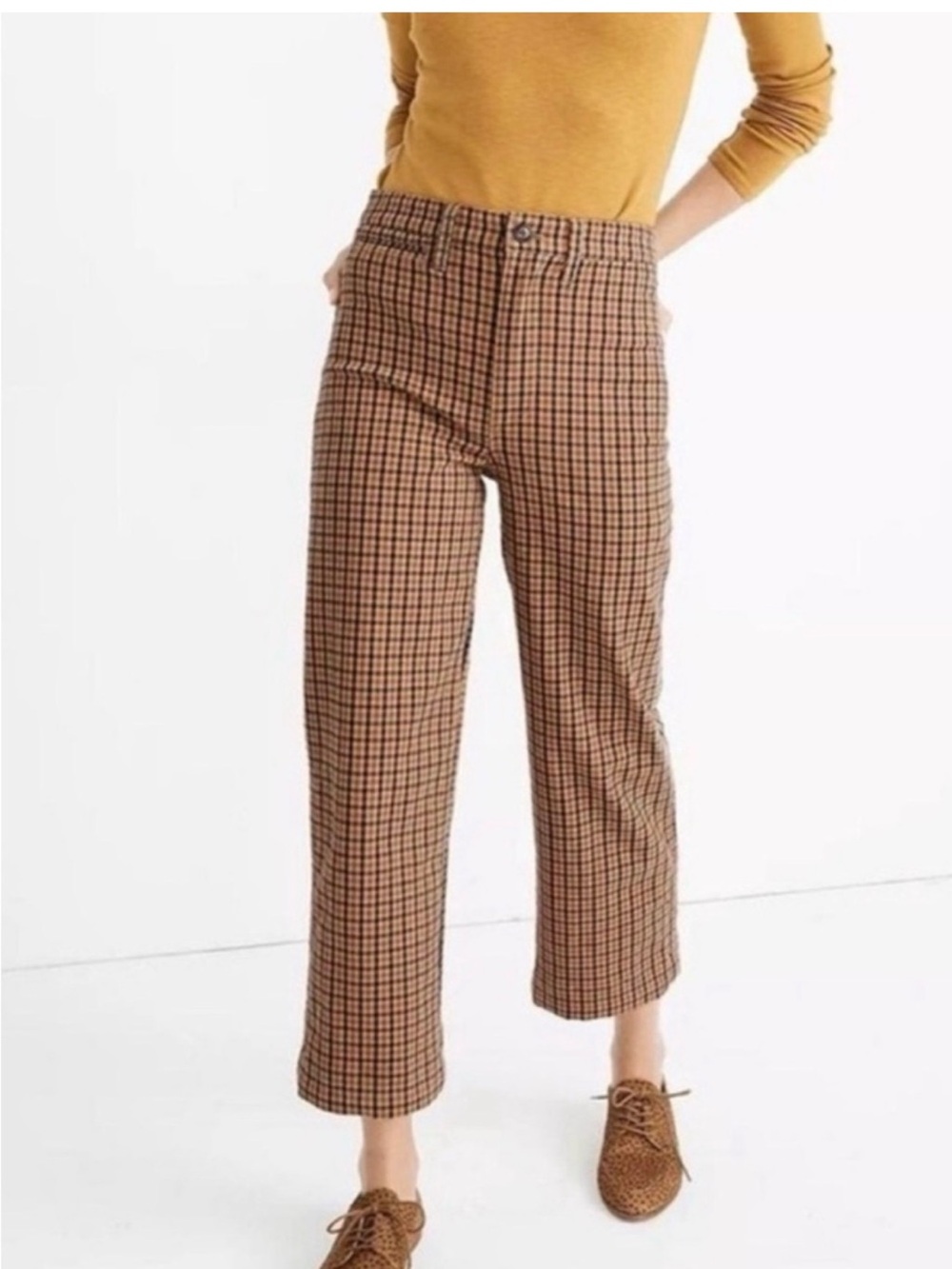 Madewell Slim Emmett Wide-Leg Crop